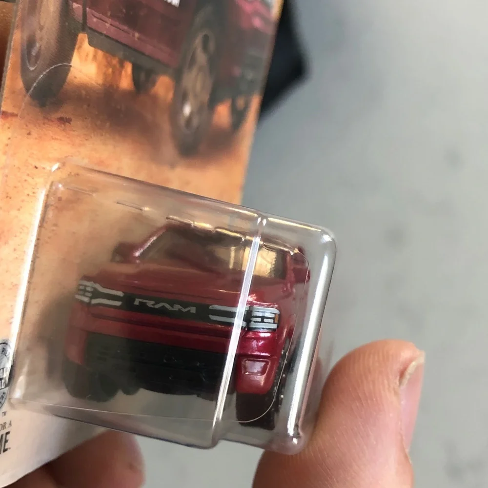 Matchbox Burgundy RAM 1500 EV Toy Truck